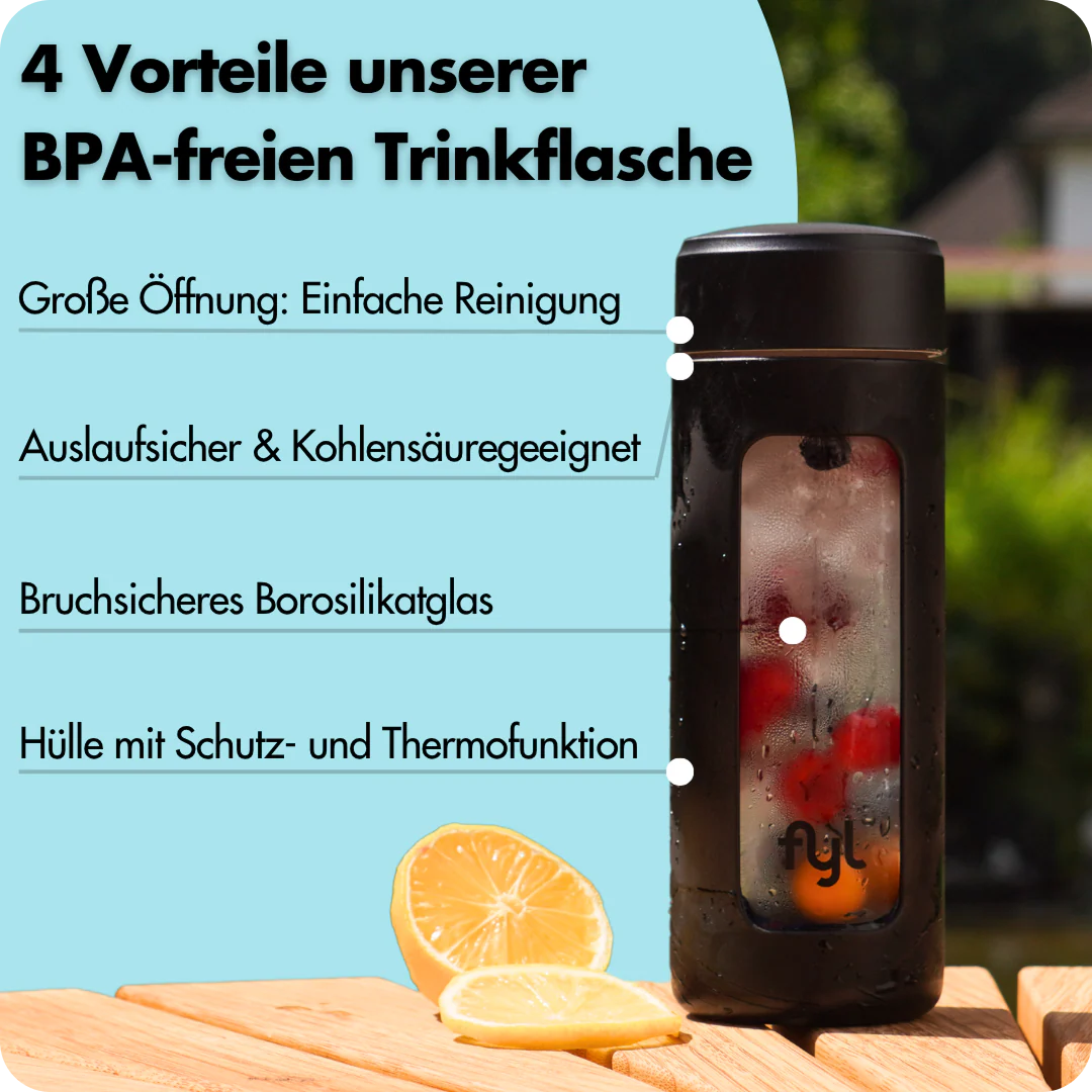 fyl Glas Trinkflasche 460ml - Image 6