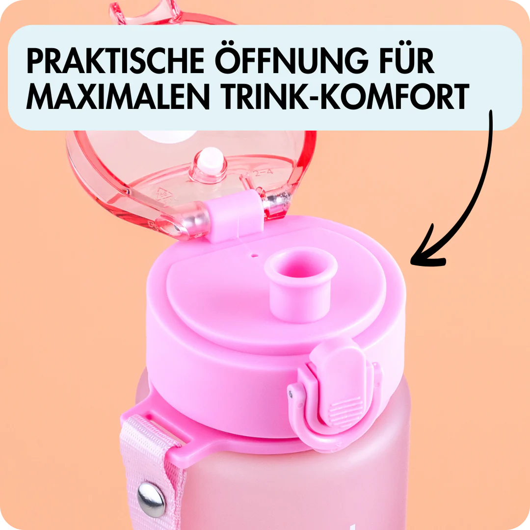 400ml Trinkflasche (Rosa) - Image 2