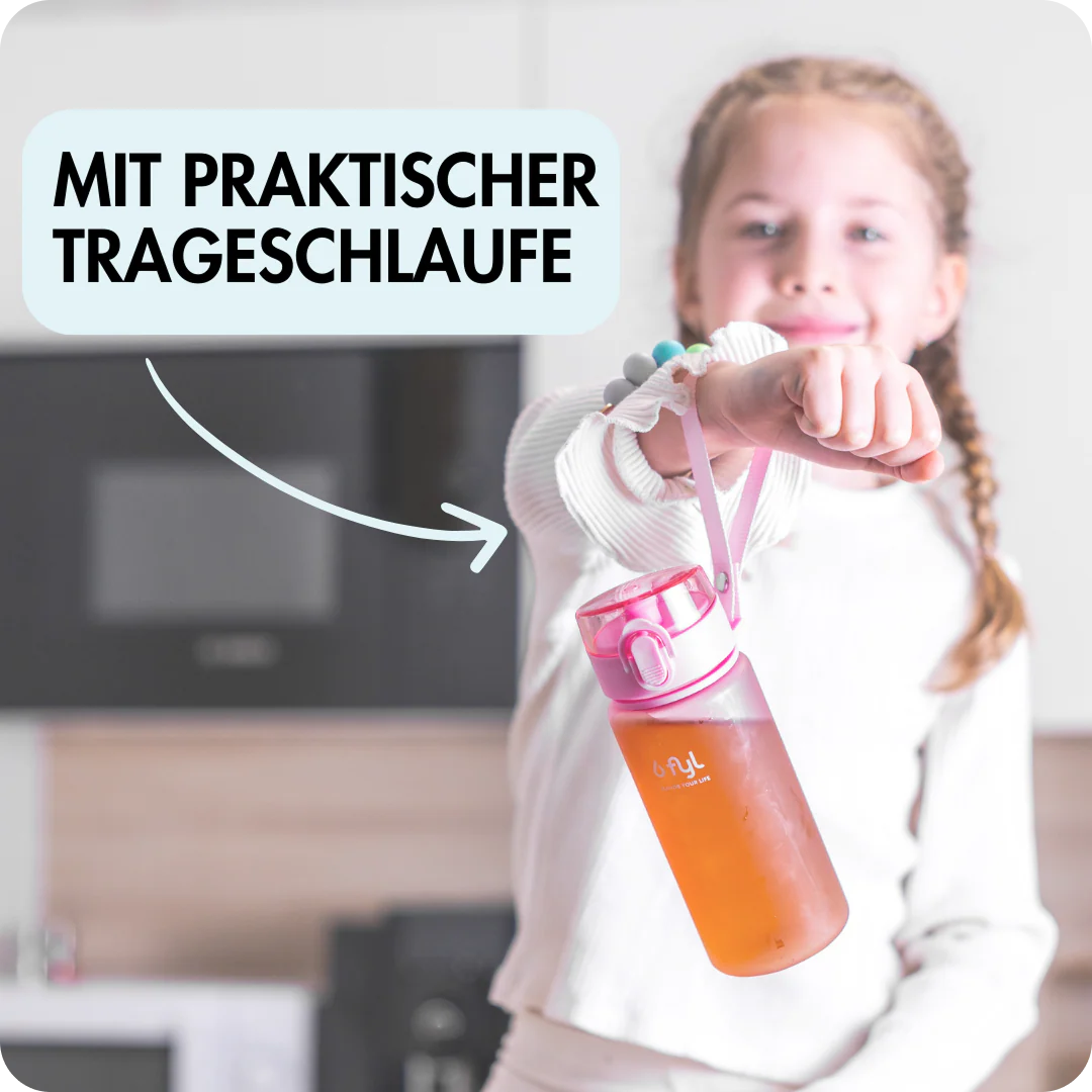 400ml Trinkflasche (Rosa) - Image 5