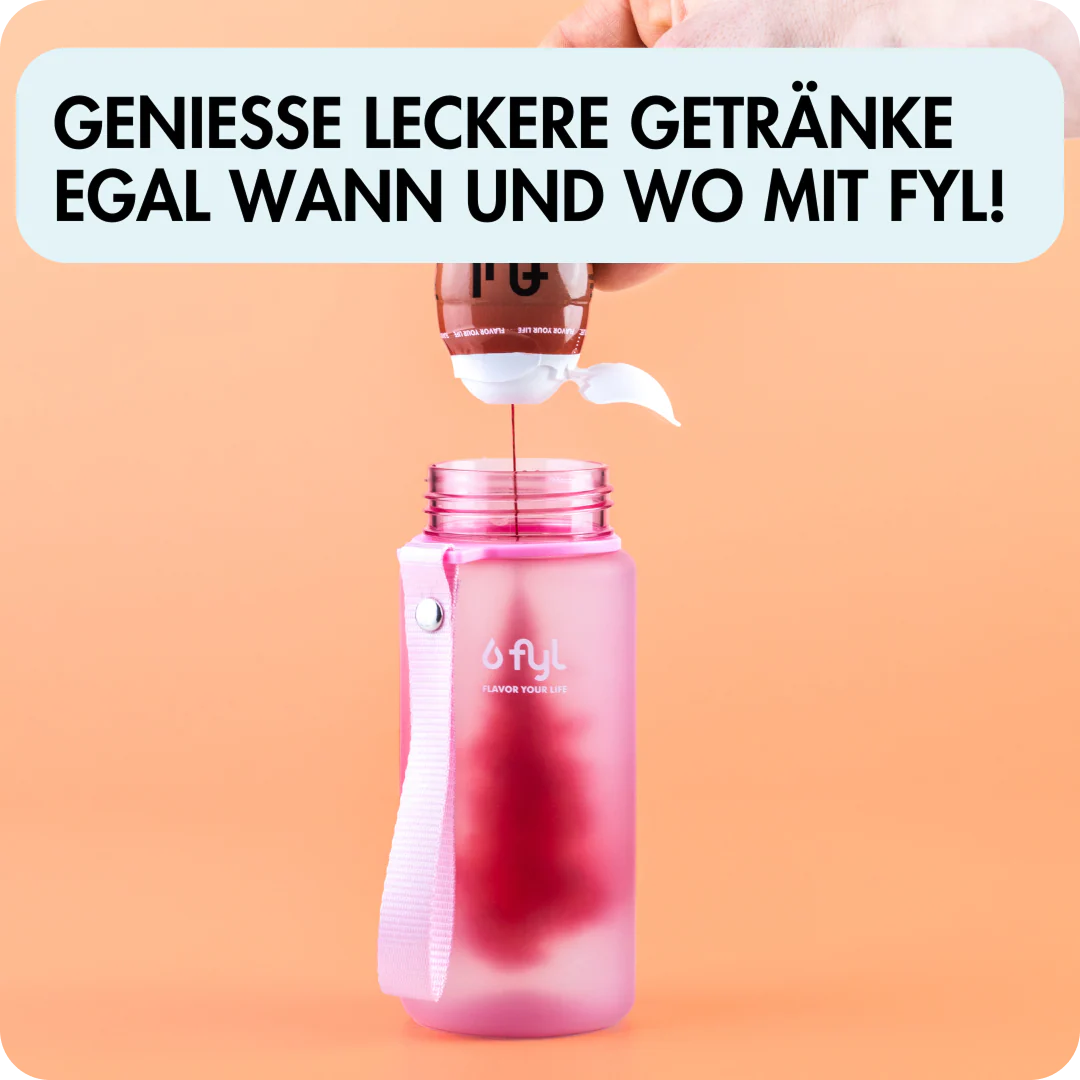 400ml Trinkflasche (Rosa) - Image 7