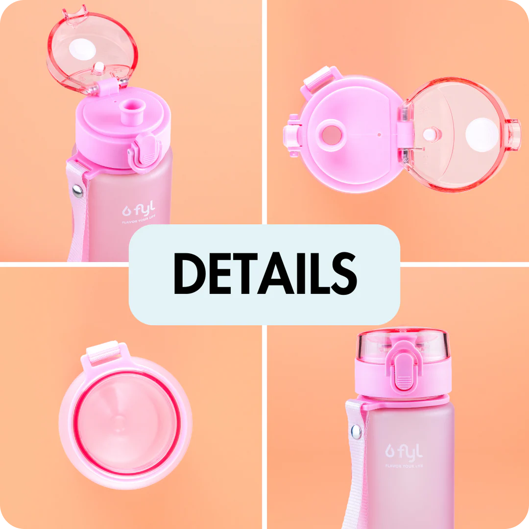 400ml Trinkflasche (Rosa) - Image 8