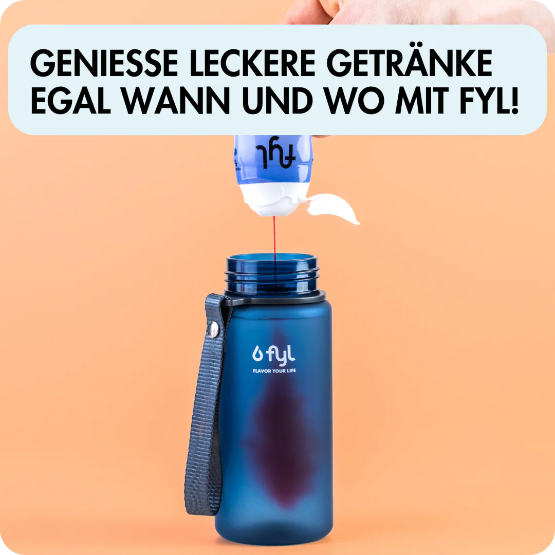 400ml Trinkflasche (Dunkelblau) - Image 7